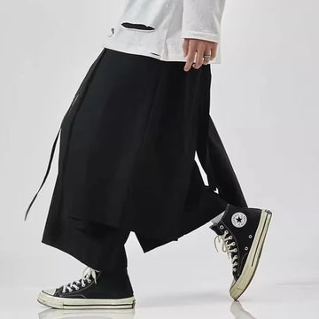 Aidase Cargo Pants Men Japanese Style Wide Leg Baggy Draping Work Out Trousers Stylish Streetwear Comfortable Chic Breathable Jogging aidase-shop